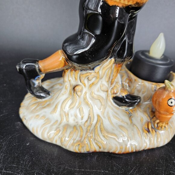 Yankee Candle Boney Bunch Golfer Tea Light Holder Halloween Skeleton Decor 2010 - Picture 3 of 16